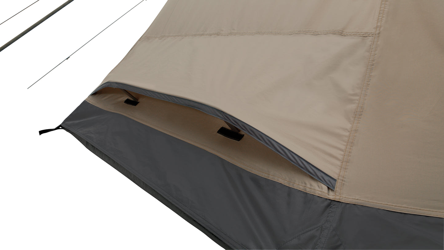 Намет восьмимісний Easy Camp Moonlight Tipi Grey (120381)