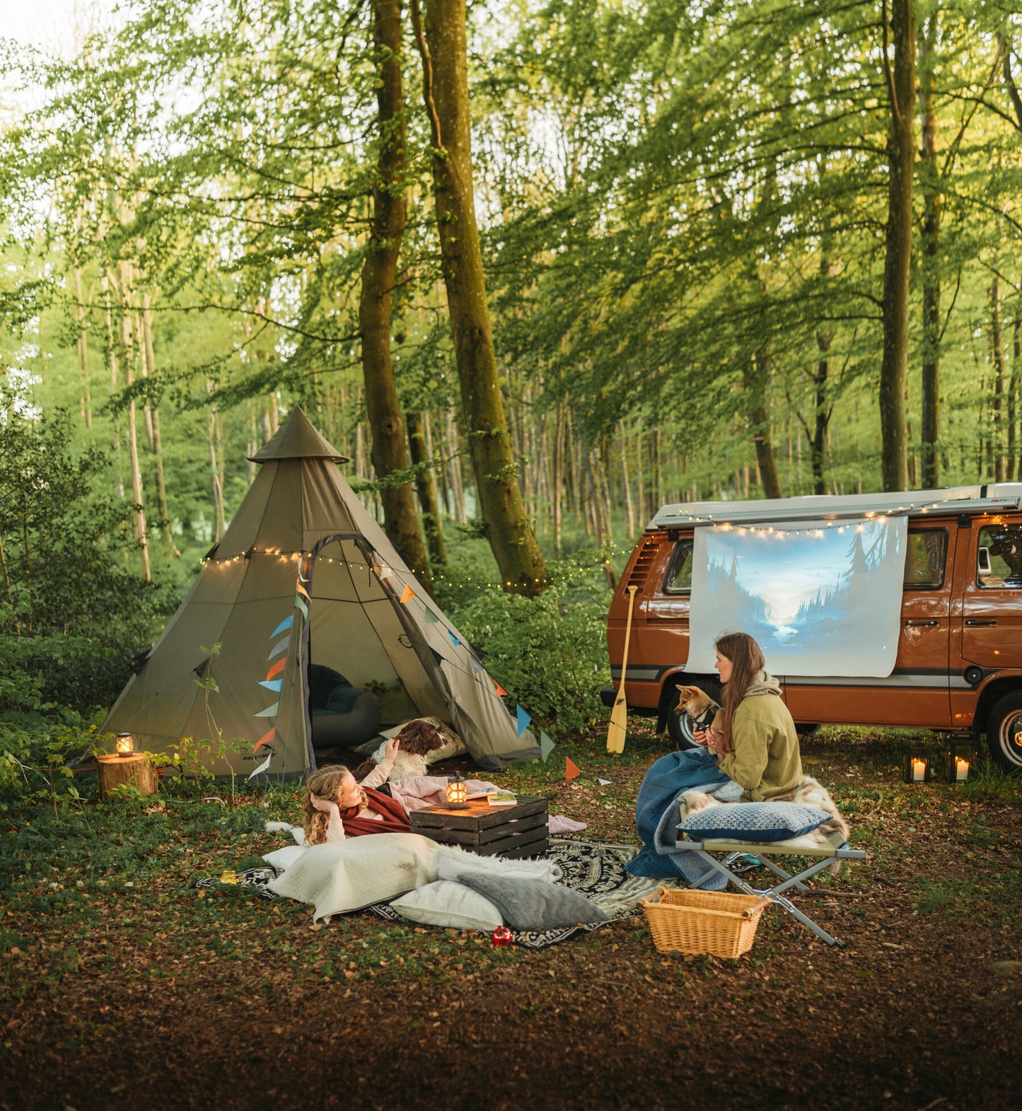 Намет восьмимісний Easy Camp Moonlight Tipi Grey (120381)