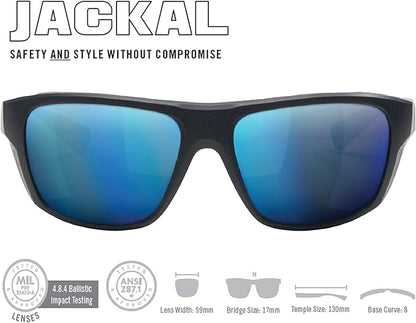Окуляри балістичні Vortex Jackal Blue/Smoke (EJA-BLS-BL)