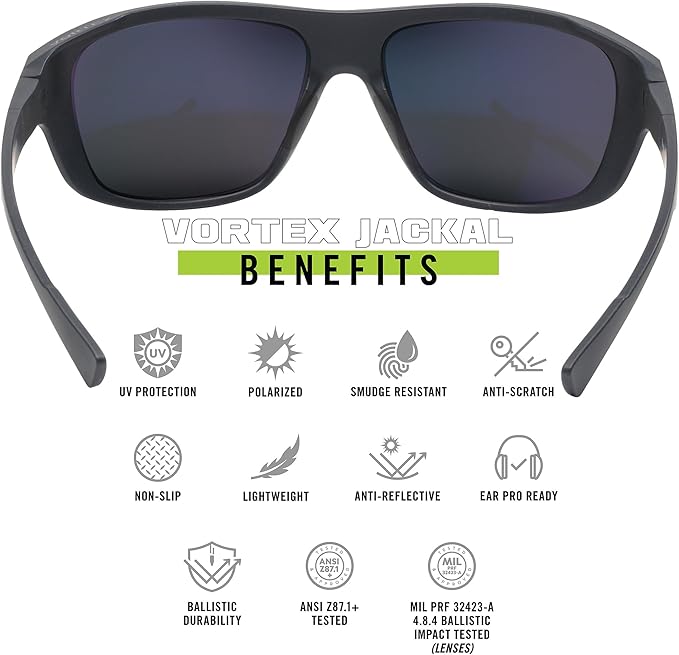 Окуляри балістичні Vortex Jackal Blue/Smoke (EJA-BLS-BL)