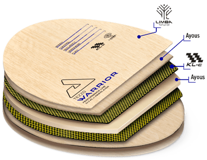 Основа для ракетки Joola Tezzo Warrior FL (61210)