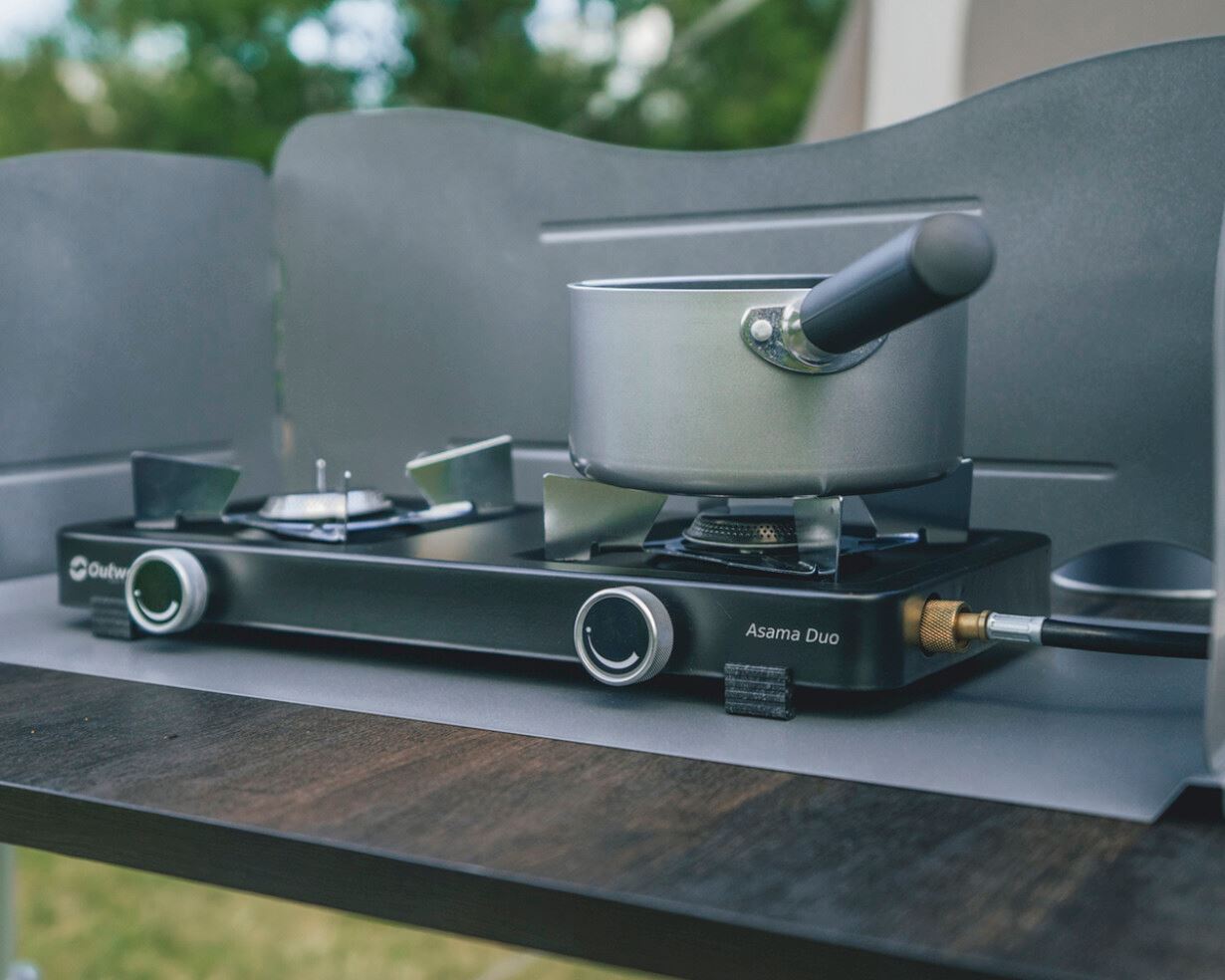 Портативна газова плитка Outwell Asama Duo Bruner (651265)