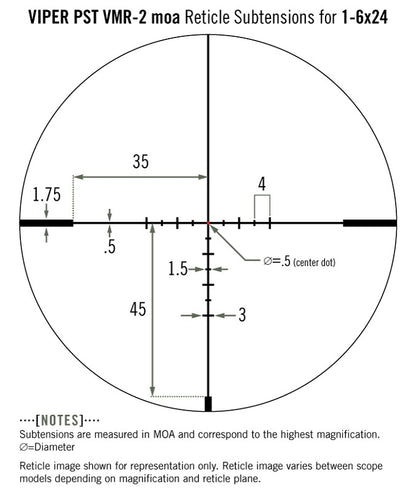 Приціл оптичний Vortex Viper PST Gen II 1-6x24 SFP VMR-2 MOA IR (PST-1605)