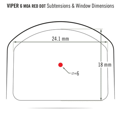 Приціл коліматорний Vortex Viper Red Dot 6 MOA (VRD-6)