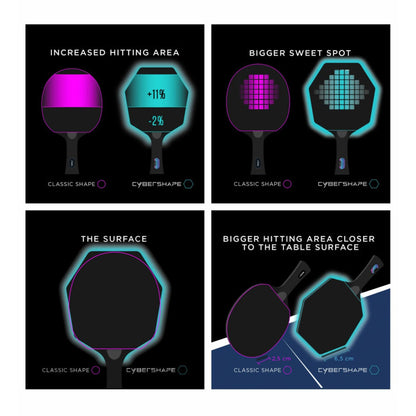 Ракетка для настільного тенісу Stiga Cybershape Future 3 Star FL (1213-0304-35)