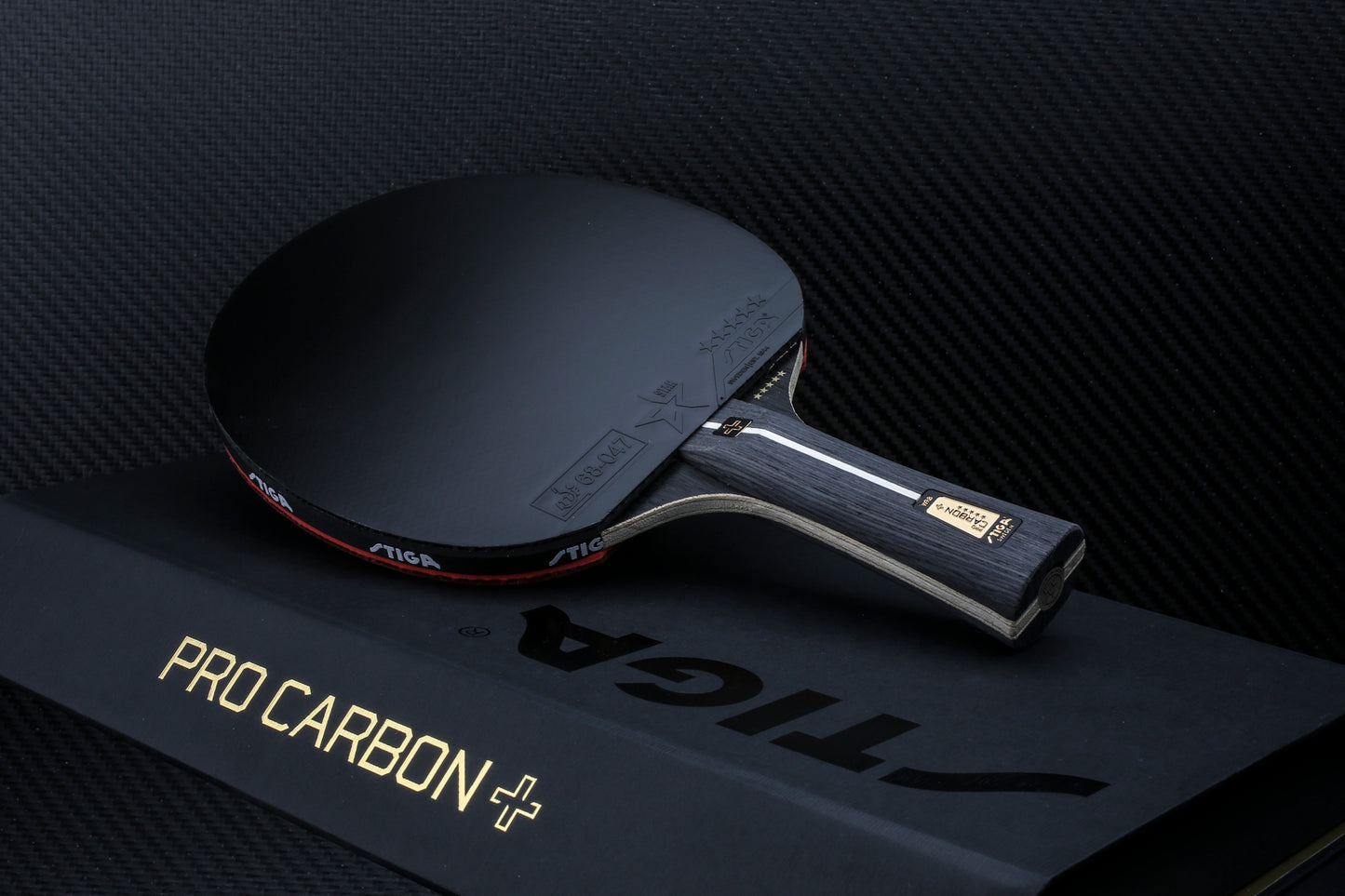 Ракетка для настільного тенісу Stiga Pro Carbon Plus 5 Star FL (1215-2820-01)
