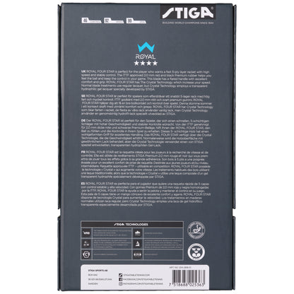 Ракетка для настільного тенісу Stiga Royal Crystal 4 Star FL (1214-2818-01)