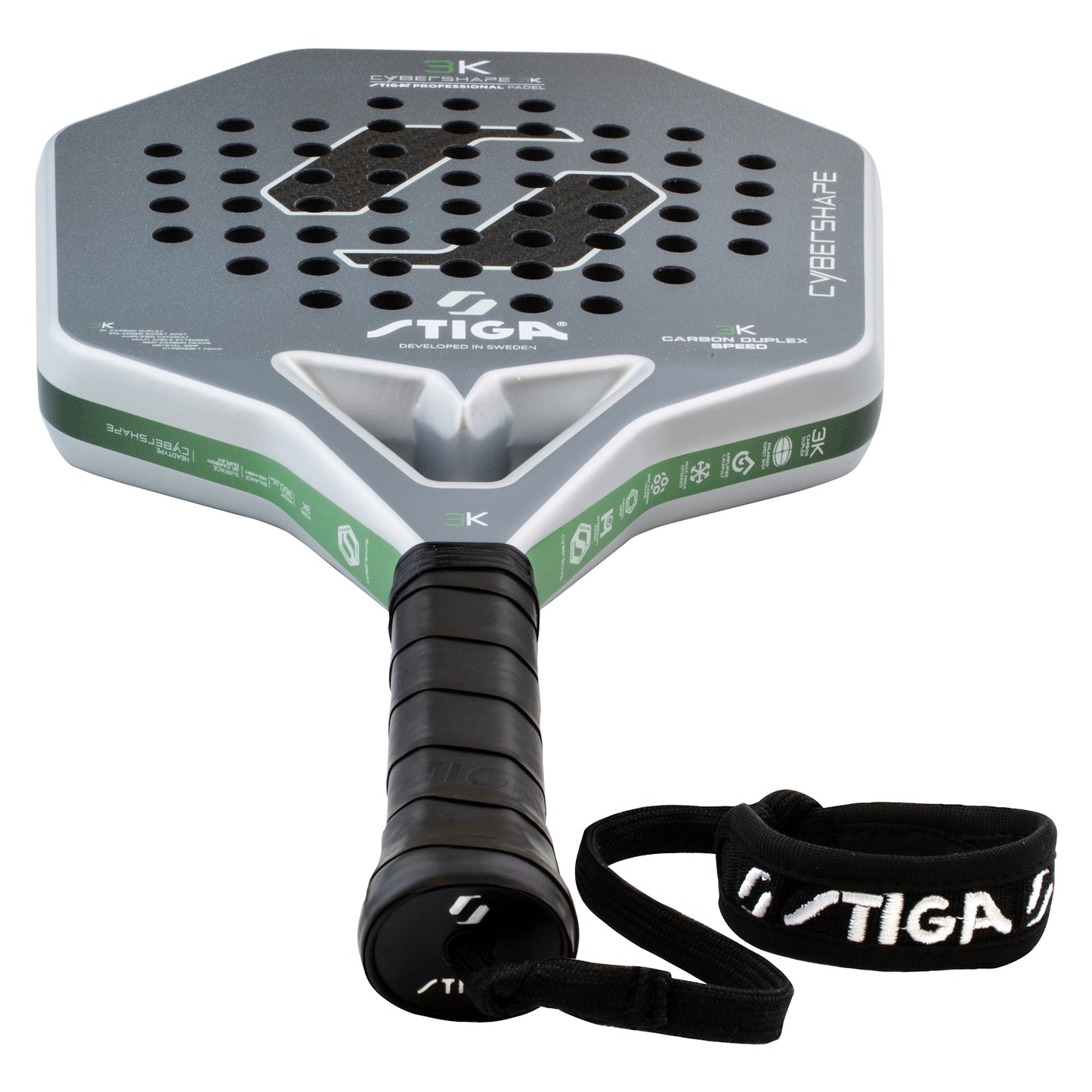 Ракетка для падел тенісу Stiga Racket 3K Cybershape 2V (2202-1522-03)
