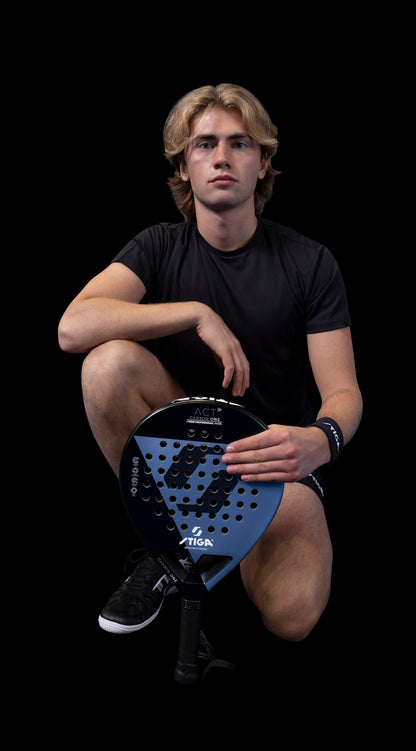 Ракетка для падел тенісу Stiga Racket ACT Black/Blue (2202-0916-01)