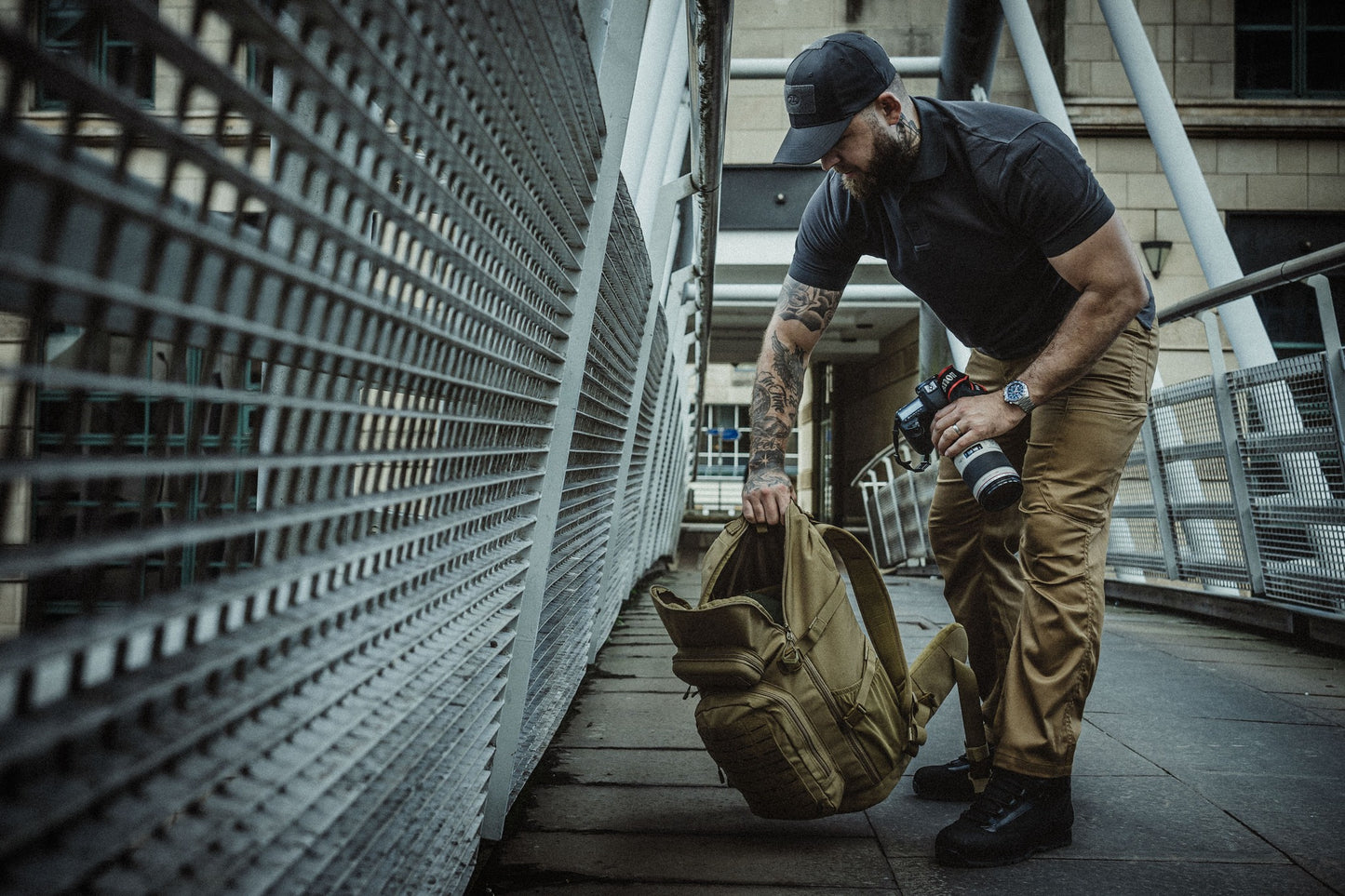 Рюкзак тактичний Highlander Stoirm Backpack 40L Dark Grey (TT188-DGY)