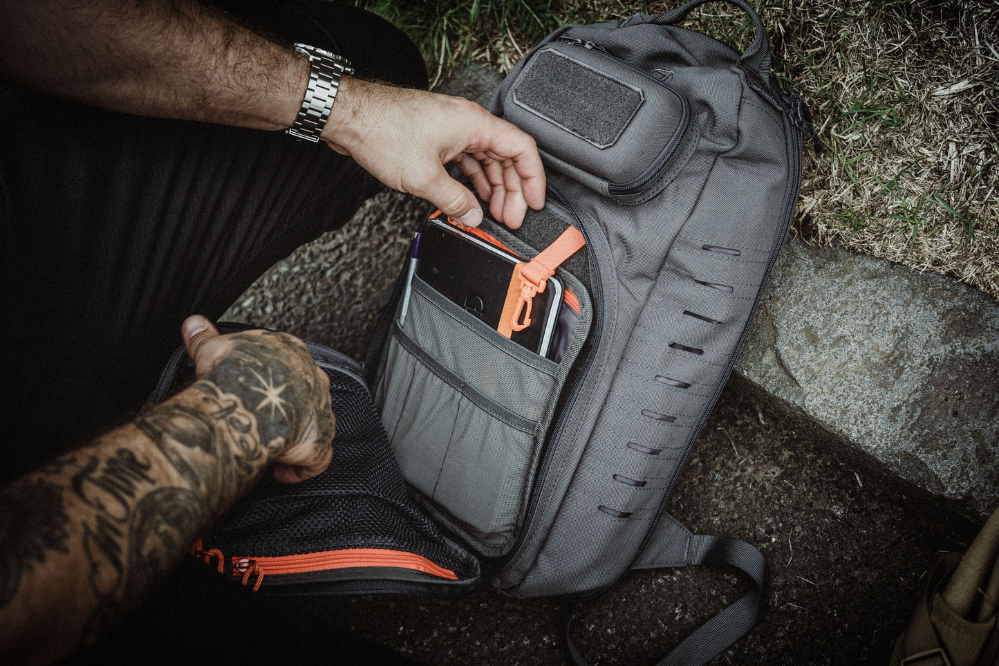 Рюкзак тактичний Highlander Stoirm Gearslinger 12L Black (TT189-BK)
