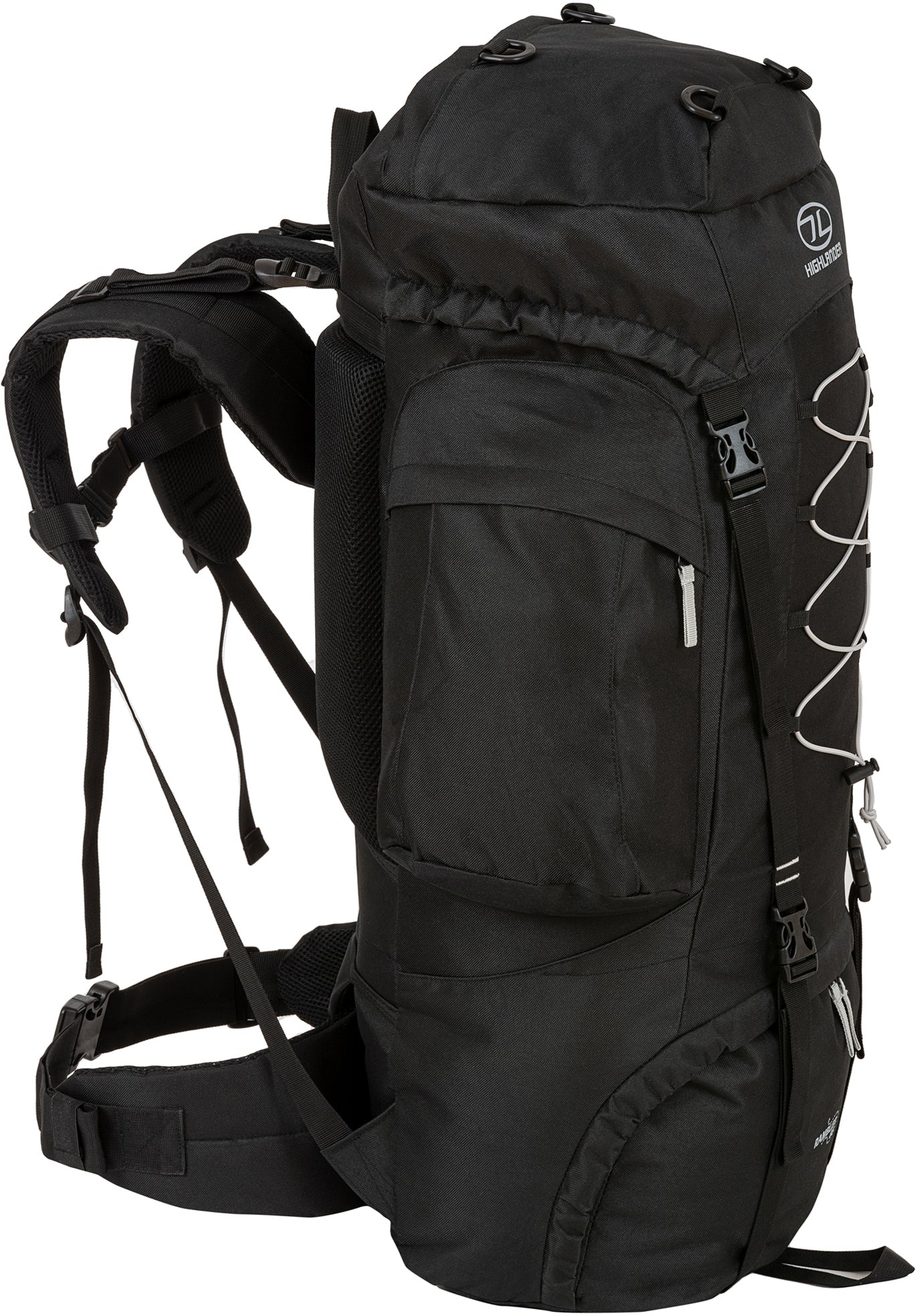 Рюкзак туристичний Highlander Rambler 88 Black/Silver (RAM088-BK.SR)
