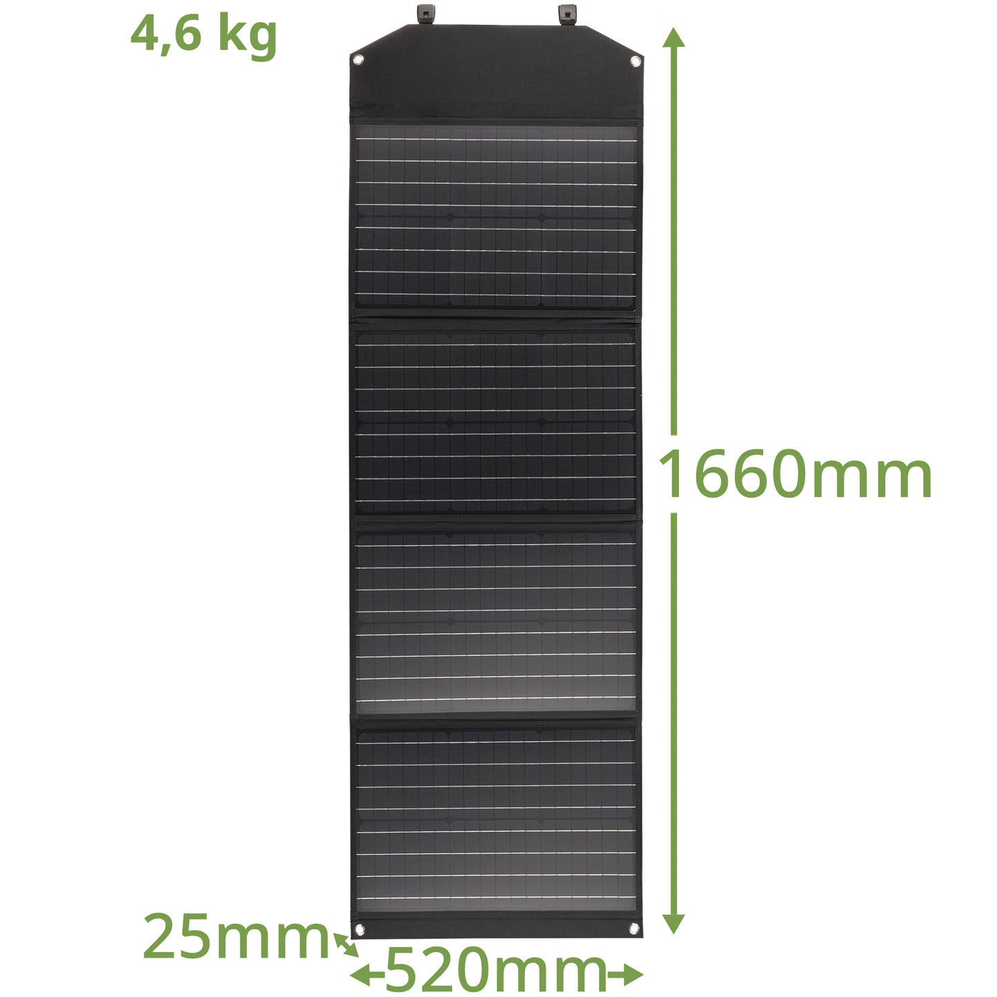 Портативний зарядний пристрій солнечна панель Bresser Mobile Solar Charger 120 Watt USB DC (3810070)