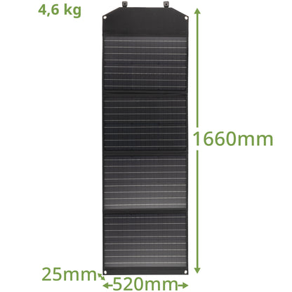 Портативний зарядний пристрій солнечна панель Bresser Mobile Solar Charger 120 Watt USB DC (3810070)