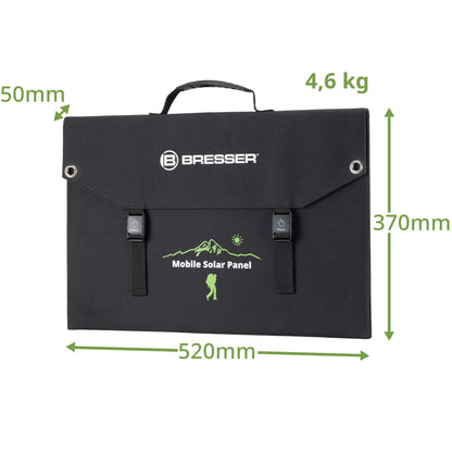 Портативний зарядний пристрій солнечна панель Bresser Mobile Solar Charger 120 Watt USB DC (3810070)
