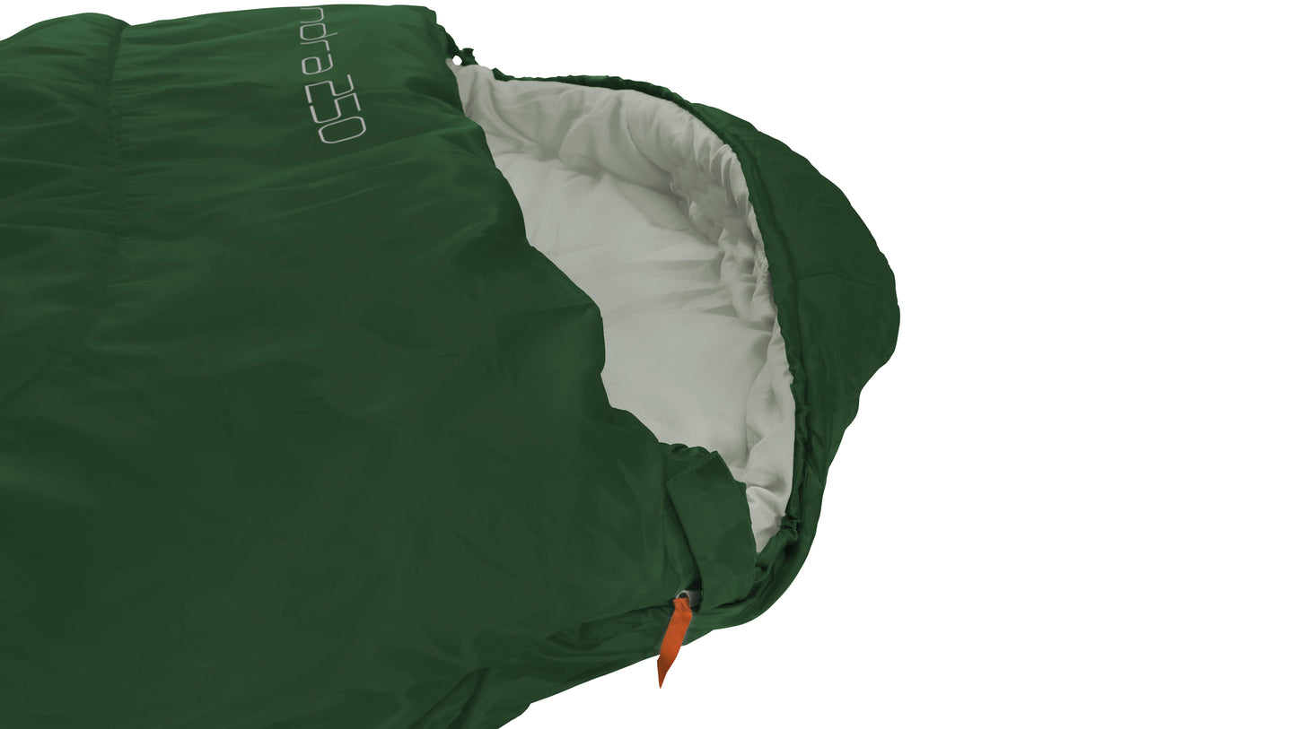 Спальний мішок Easy Camp Tundra 250/-2°C Green Left (240185)