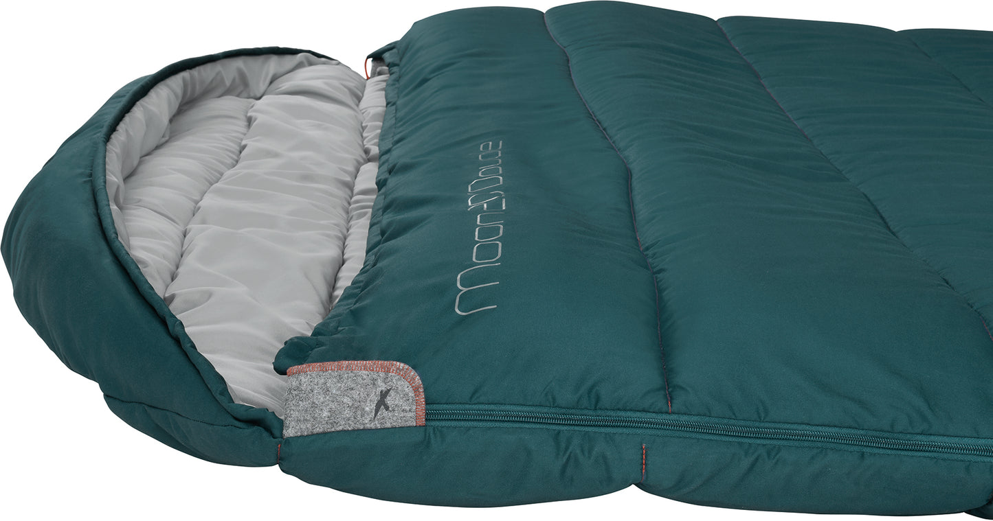 Спальний мішок Easy Camp Moon 200 Double/+5°C Teal Left/Right (240187)
