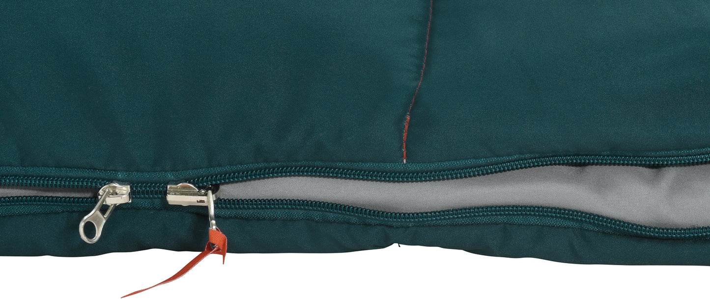 Спальний мішок Easy Camp Moon 200 Double/+5°C Teal Left/Right (240187)