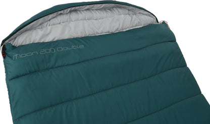 Спальний мішок Easy Camp Moon 200 Double/+5°C Teal Left/Right (240187)