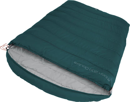Спальний мішок Easy Camp Moon 200 Double/+5°C Teal Left/Right (240187)