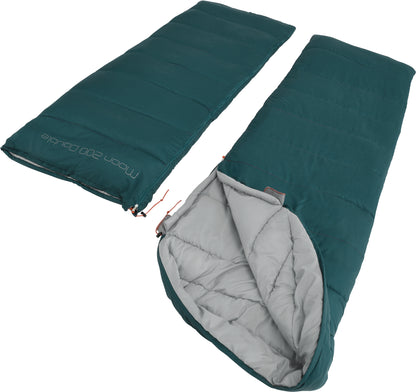 Спальний мішок Easy Camp Moon 200 Double/+5°C Teal Left/Right (240187)