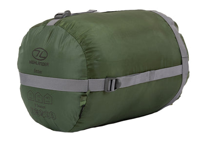Спальний мішок Highlander Phoenix Ember 250/-3°C Olive Green Left (SB243-OG)