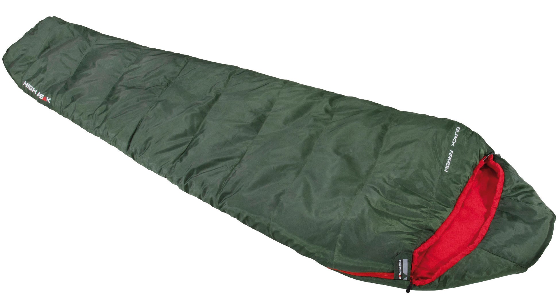 Спальний мішок High Peak Black Arrow/+3°C Green/Red Left (23054)