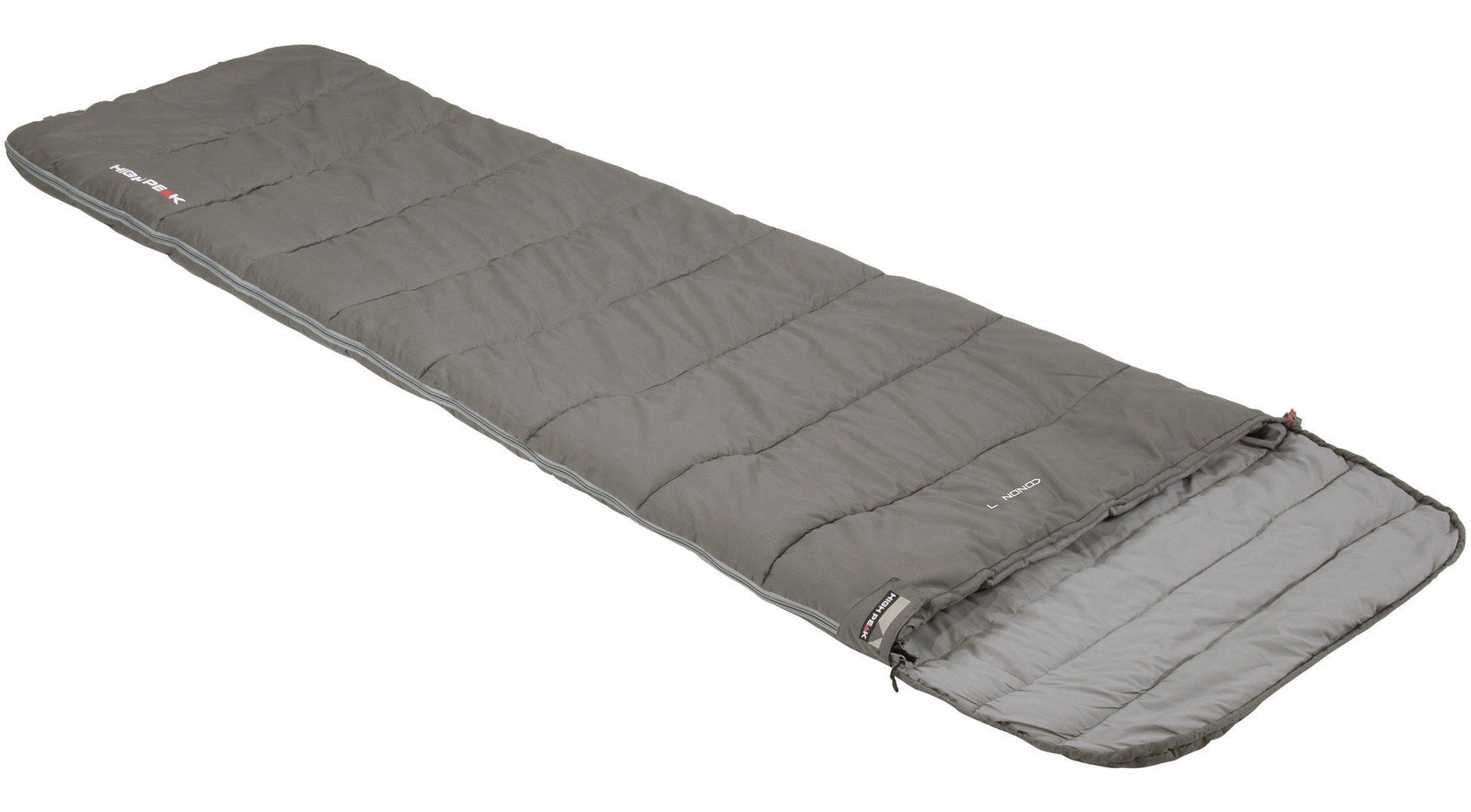 Спальний мішок High Peak Conon 7/+7°C Grey/Light Grey Left (21247)