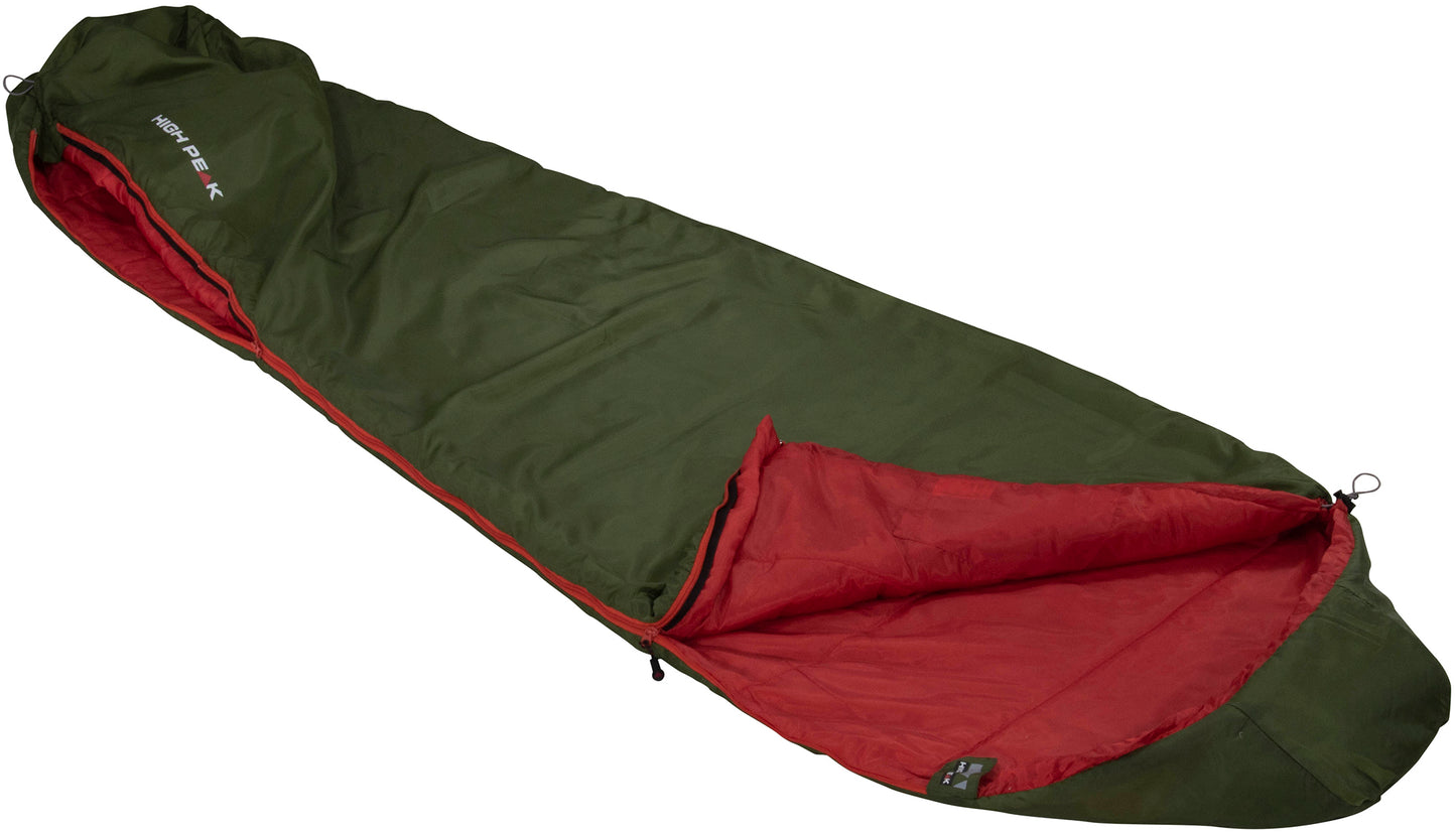 Спальний мішок High Peak Lite Pak 800/+12°C Green/Red Left (23260)