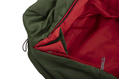 Спальний мішок High Peak Pak 600/+9°C Green/Red Left (23246)