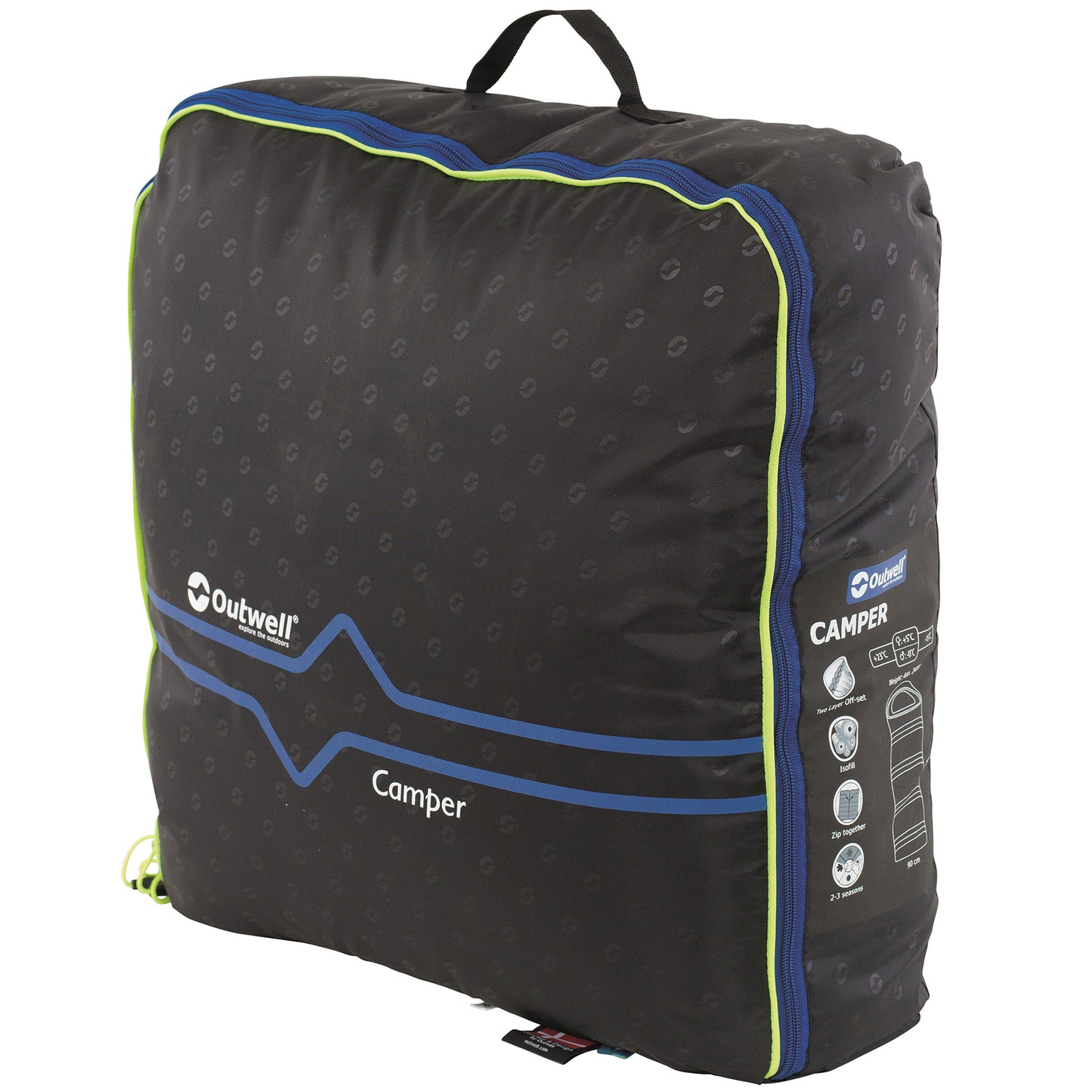 Спальний мішок Outwell Camper/0°C Blue Right (230351)