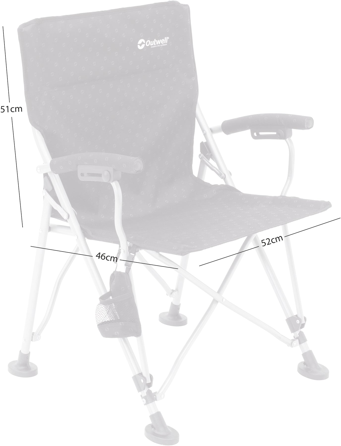Стілець розкладний Outwell Campo Forest Green (470387)