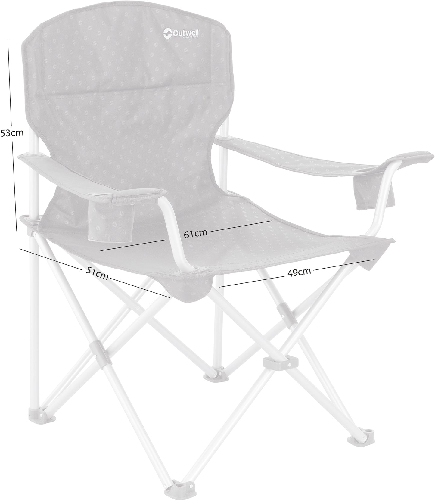 Стілець розкладний Outwell Catamarca XL Night Blue (470413)