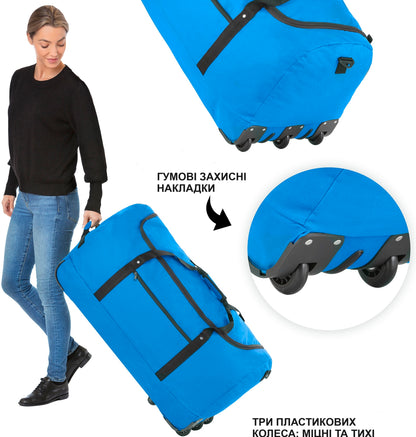 Сумка дорожня на колесах TravelZ Wheelbag 100 Liter Blue (603093)