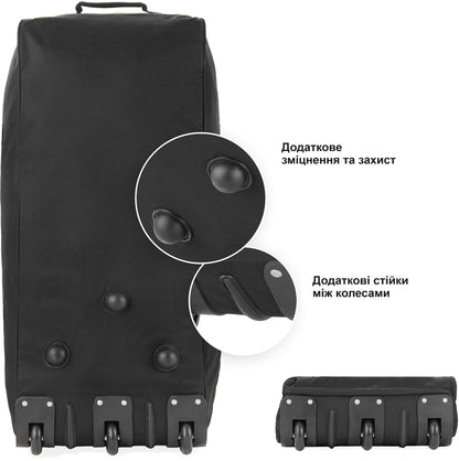 Сумка дорожня на колесах TravelZ Wheelbag 100 Liter Black (603091)