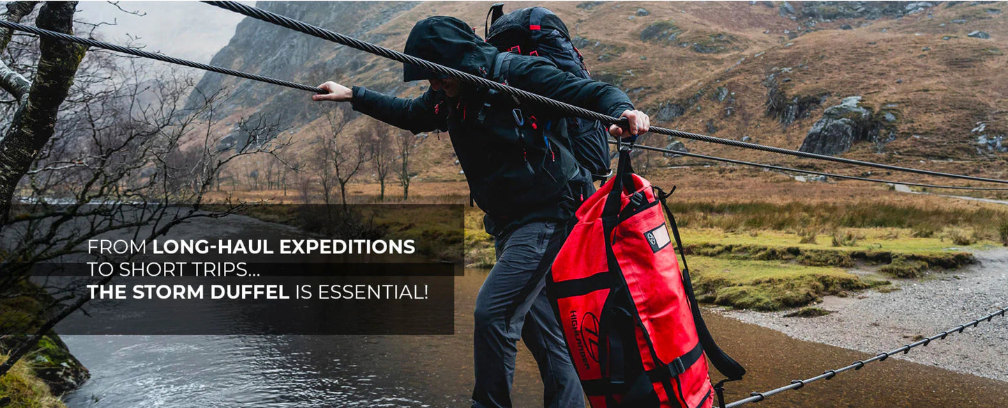 Сумка дорожня водозахисна Highlander Storm Kitbag 65L Red (DB123-RD)