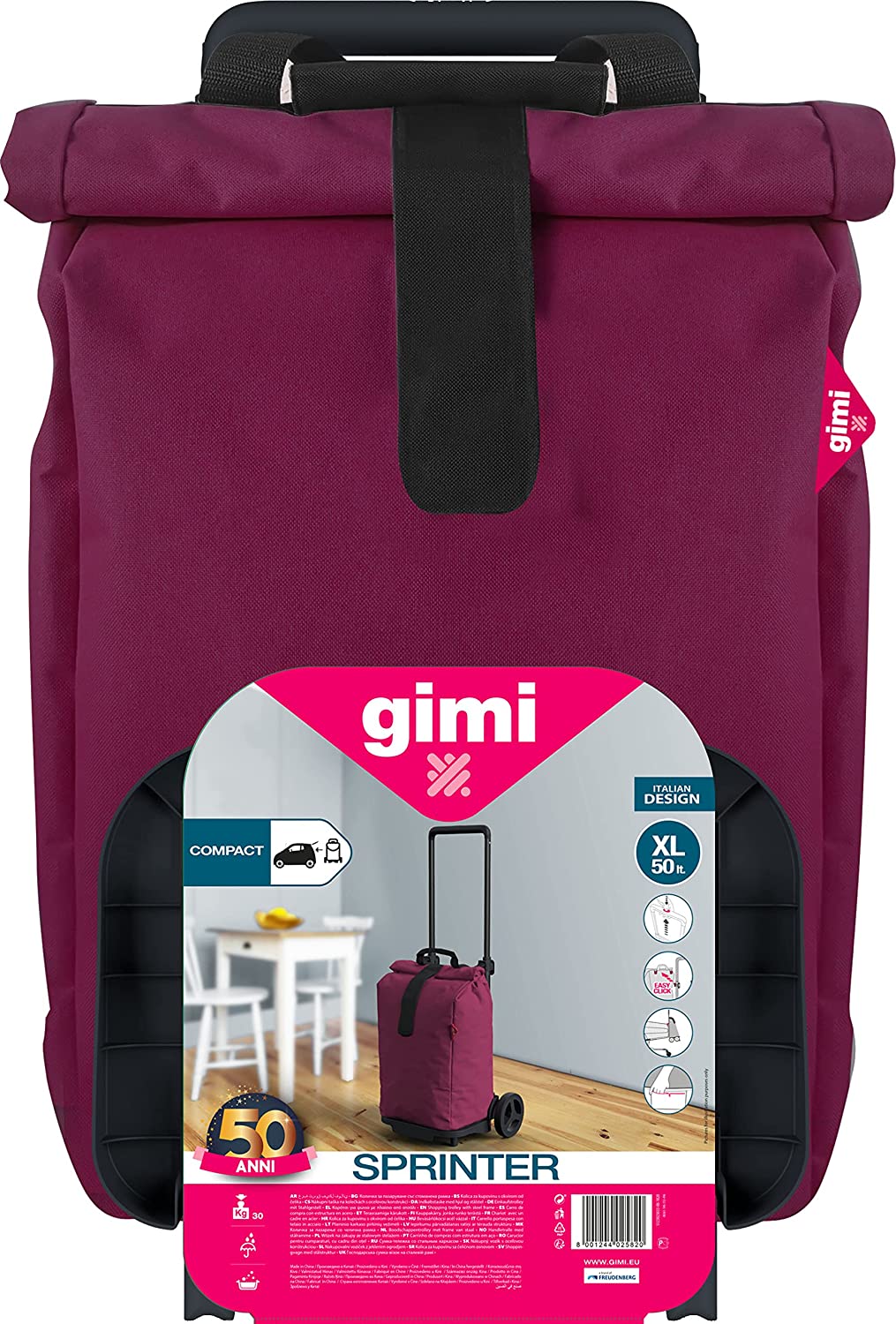 Сумка-візок Gimi Sprinter Violet (168406) 