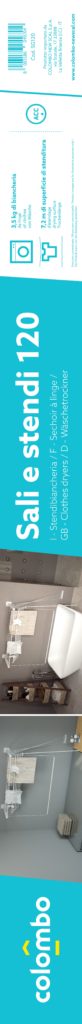 Сушарка для білизни настінна Colombo Sali E Stendi 120 (SG120)