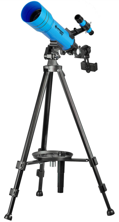 Телескоп Bresser Junior 70/400 Blue із адаптером для смартфона + рюкзак (8850610WX)