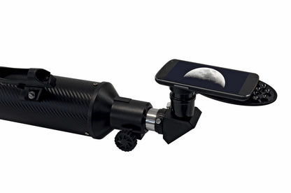 Телескоп Bresser Quasar 80/900 EQ Refractor Solar Carbon з сонячним фільтром і адаптером для смартфона (4780909)