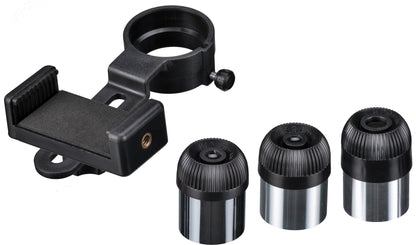 Телескоп Bresser Space Explorer 90/900 EQ3 з місячним фільтром та адаптером для смартфона (9621801)