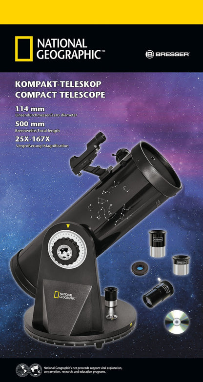 Телескоп National Geographic 114/500 Compact (9065000)