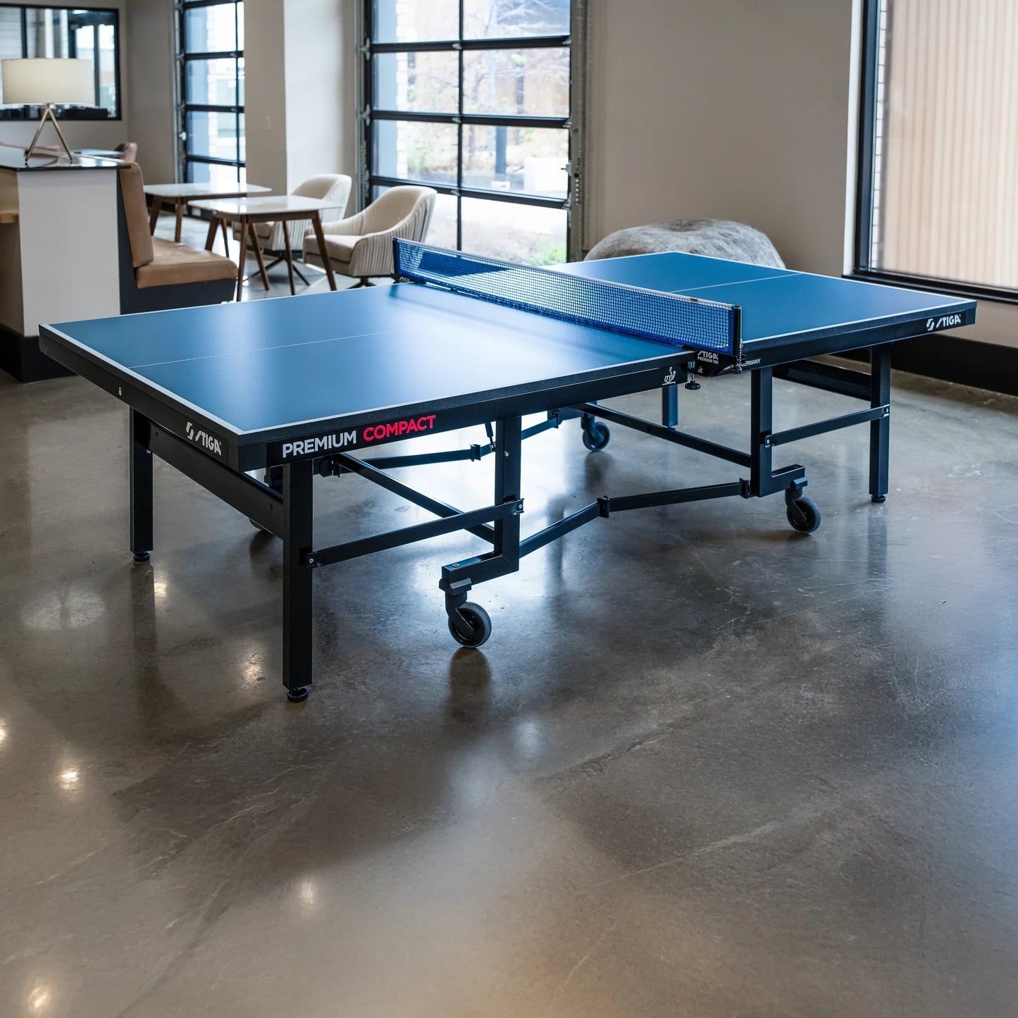 Тенісний стіл Stiga Premium Compact ITTF Blue (719705)