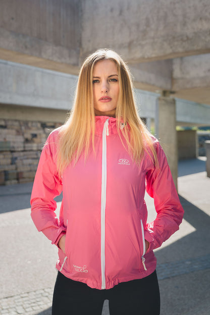 Вітровка жіноча Highlander Stow &amp; Go Pack Away Rain Jacket 6000 mm Pink XS (JAC077L-PK-XS)