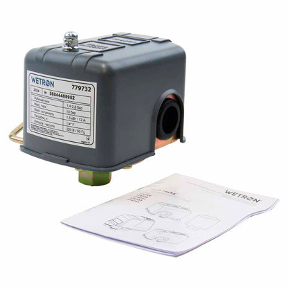 Реле давления с защитой насоса от сухого хода (Гайка резьба 1/4’’ F 13 мм)