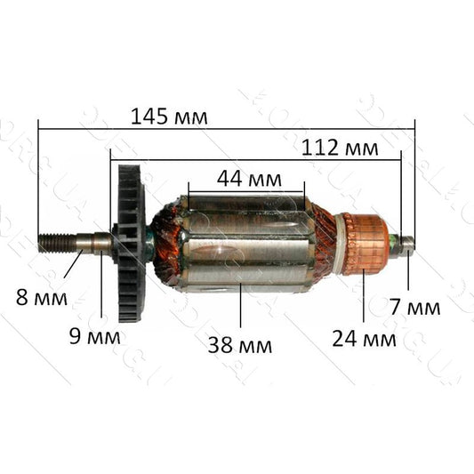 Якорь рубанок Blau Craft BEH 710 i (145*38 резьба 8мм)