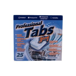 Моющие таблетки для очистки посудомоечной машины 3 в 1 (25шт.) Indesit