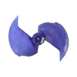 Крыльчатка наруж. блока для кондиц. D=319mm, H=138mm, D=6mm (по час. стрелке) синий