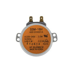 Двигатель поддона для СВЧ печи SSM-16H 5/6r/min 240V 3W H(шток)=16mm LG