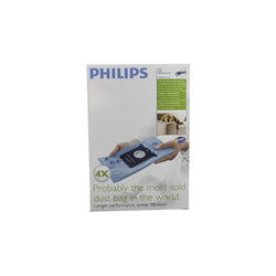 Набор мешков микровол. (4 шт.) FC8023/04 S-BAG Anti-Odour для пылесоса Philips